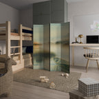 MORNING BY THE LAKE Decorative 4-Panel Room Divider