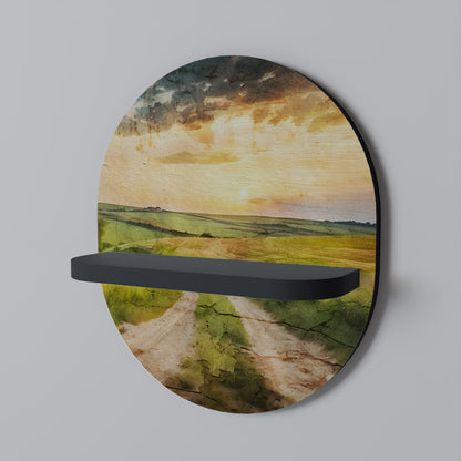 SUNSET PATH Art Shelf