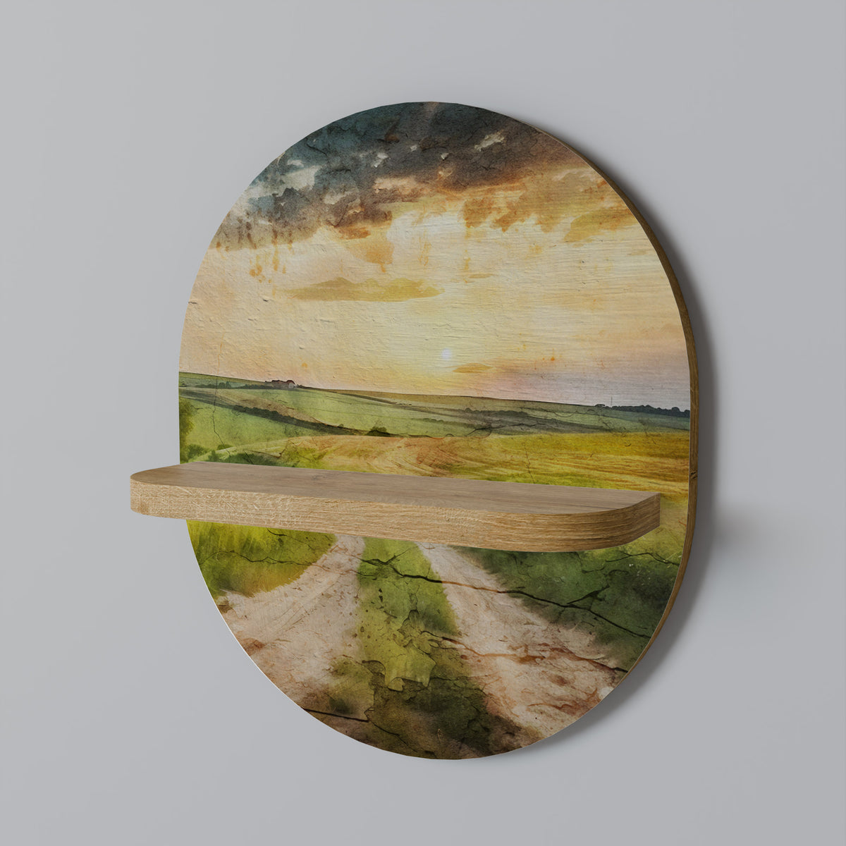 SUNSET PATH Art Shelf