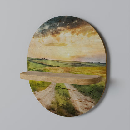 SUNSET PATH Art Shelf
