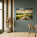 SUNSET PATH Peel and Stick Horizontal Poster