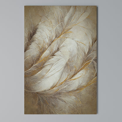 SOFT PLUMAGE Cuadro en lienzo vertical