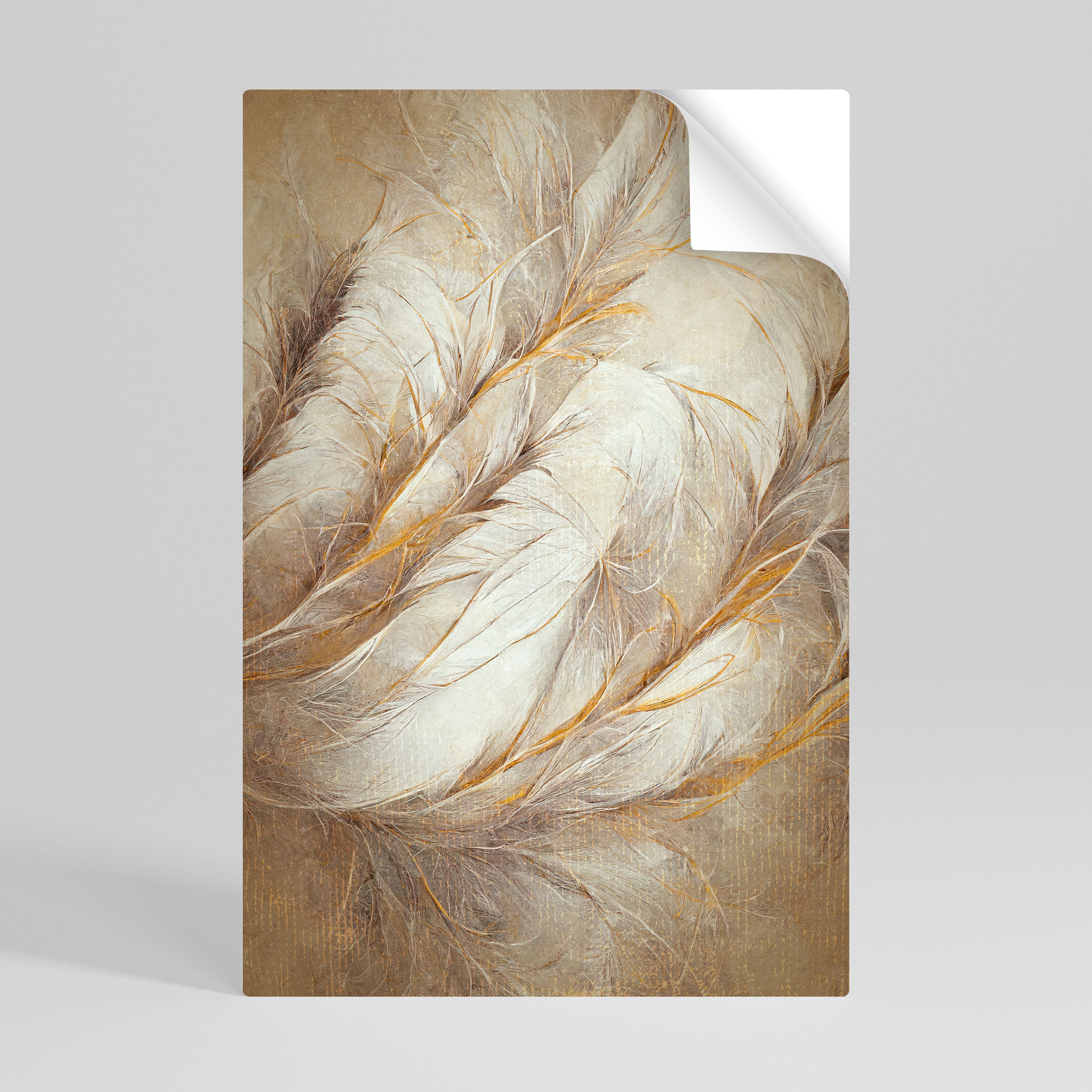 Póster vertical autoadhesivo PLUMAJE SUAVE
