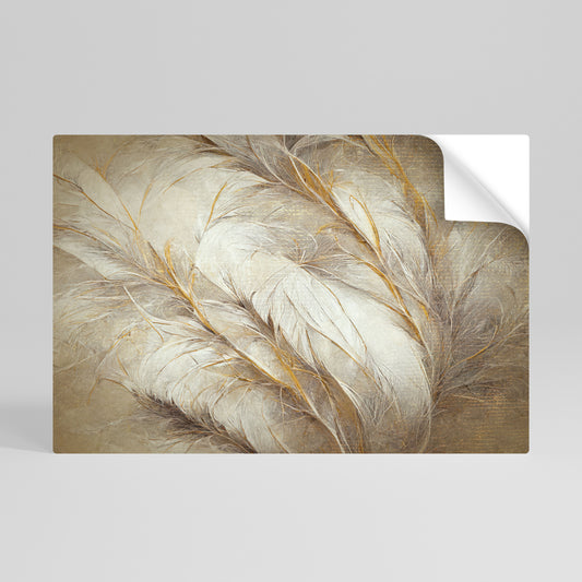 SOFT PLUMAGE Póster adhesivo horizontal