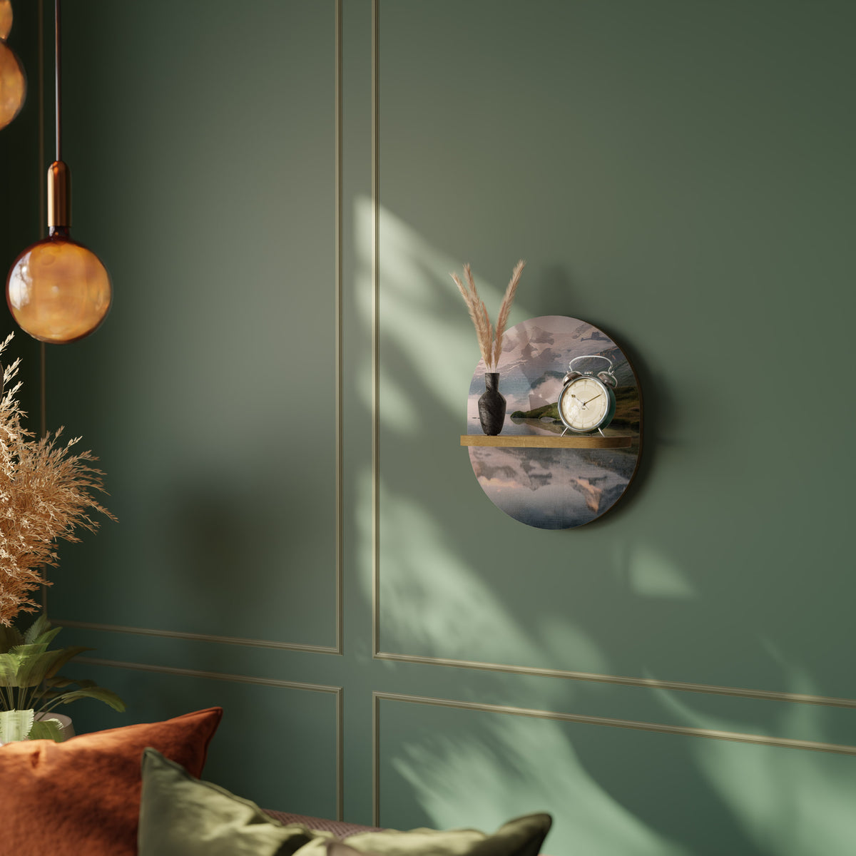 FOGGY HORIZON Art Shelf