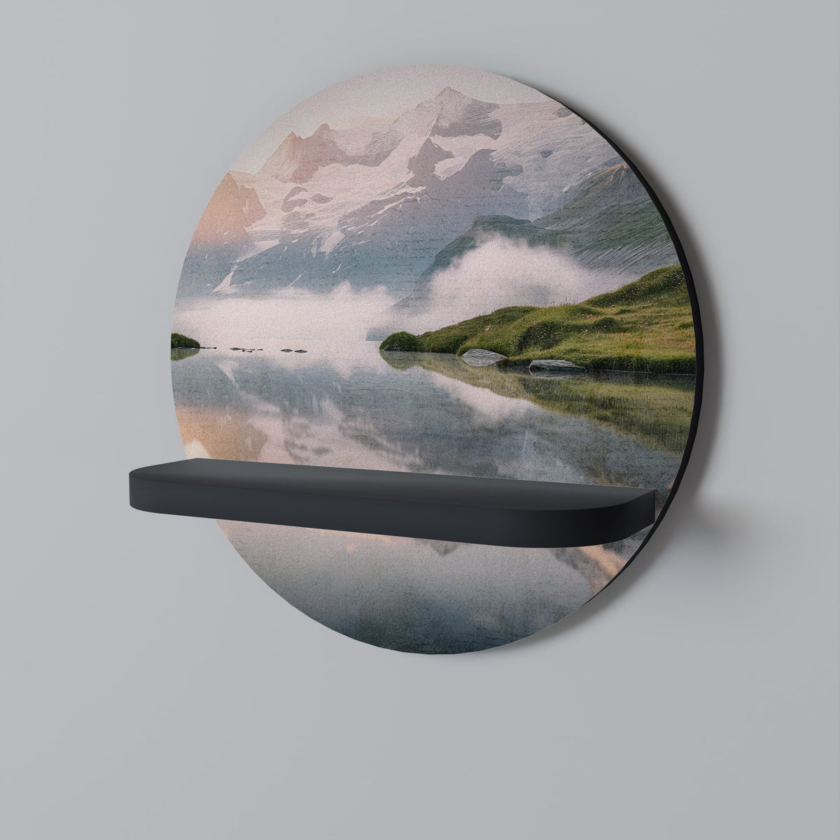 FOGGY HORIZON Art Shelf