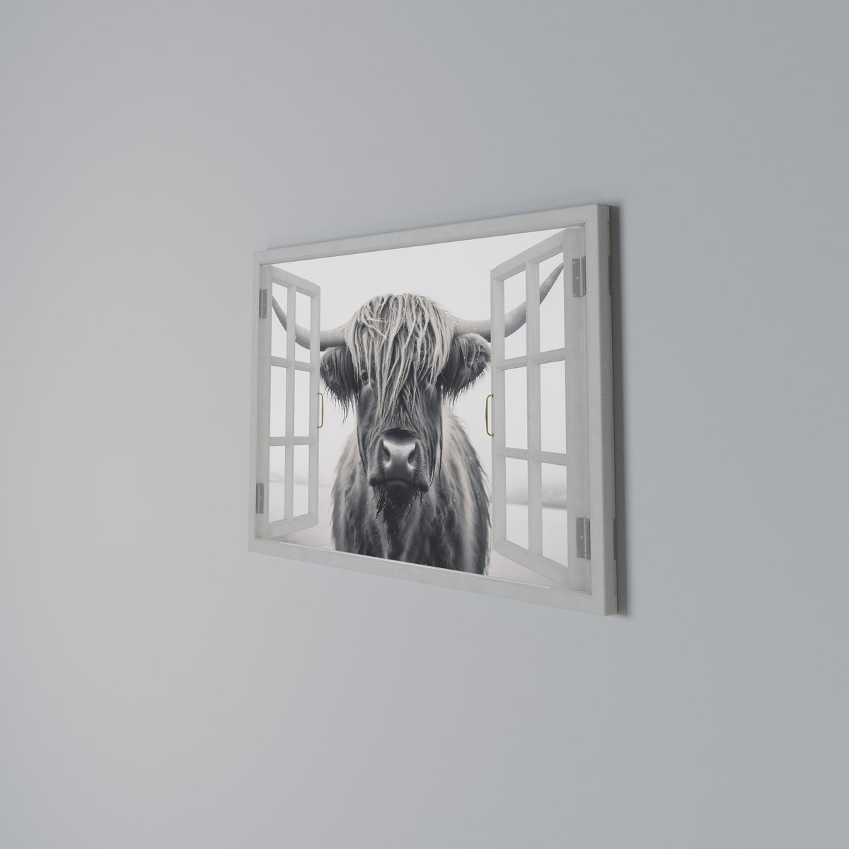 WILDLY WINDOWED VIEWS Cuadro en lienzo horizontal