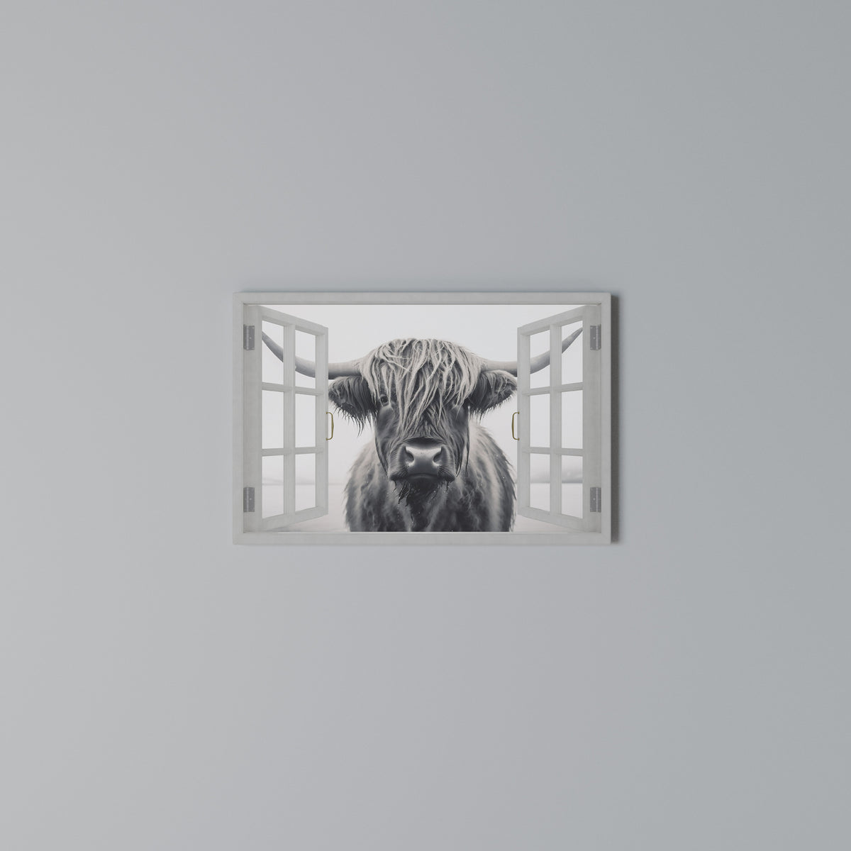 WILDLY WINDOWED VIEWS Cuadro en lienzo horizontal
