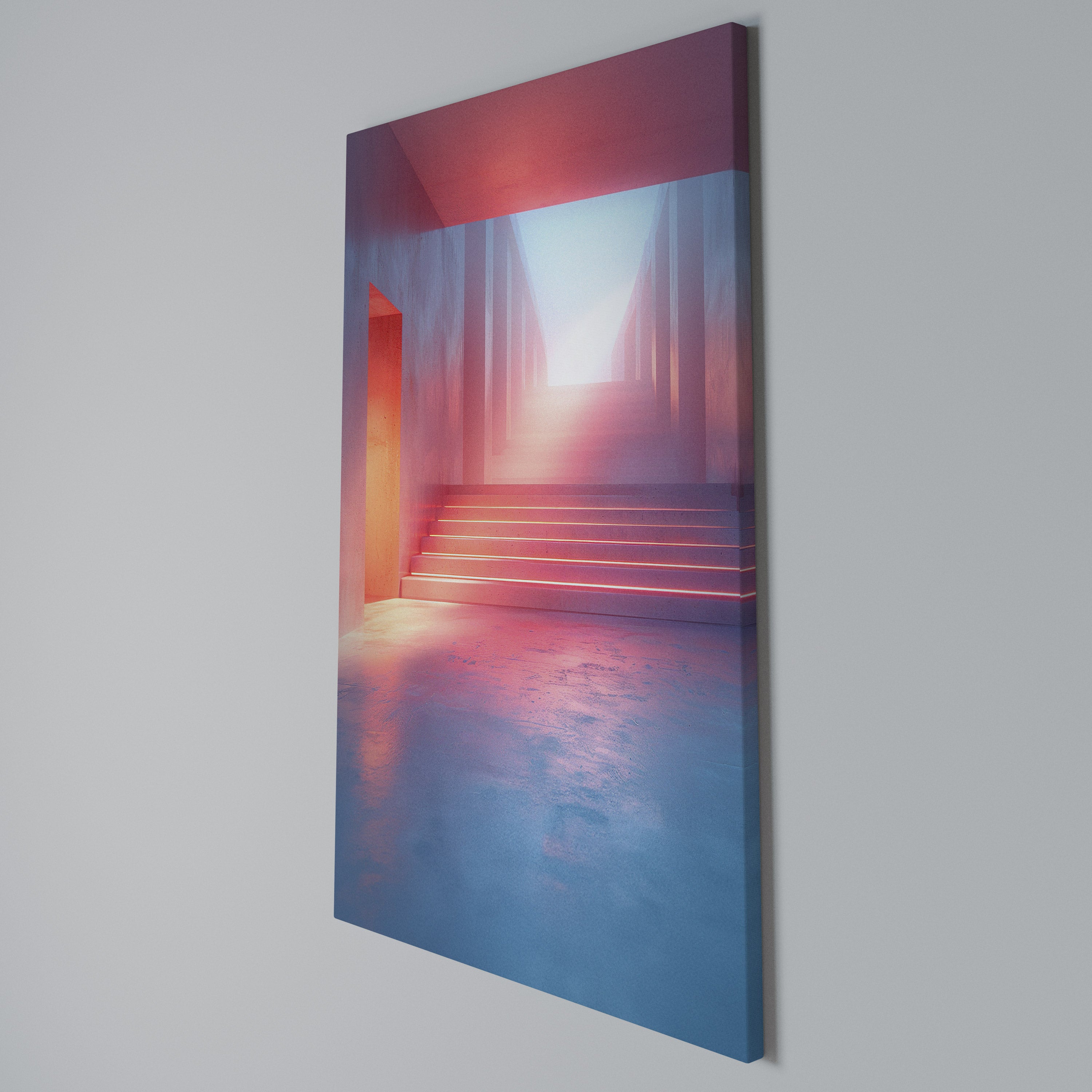 BRIGHT DIRECTION Vertical Canvas Print
