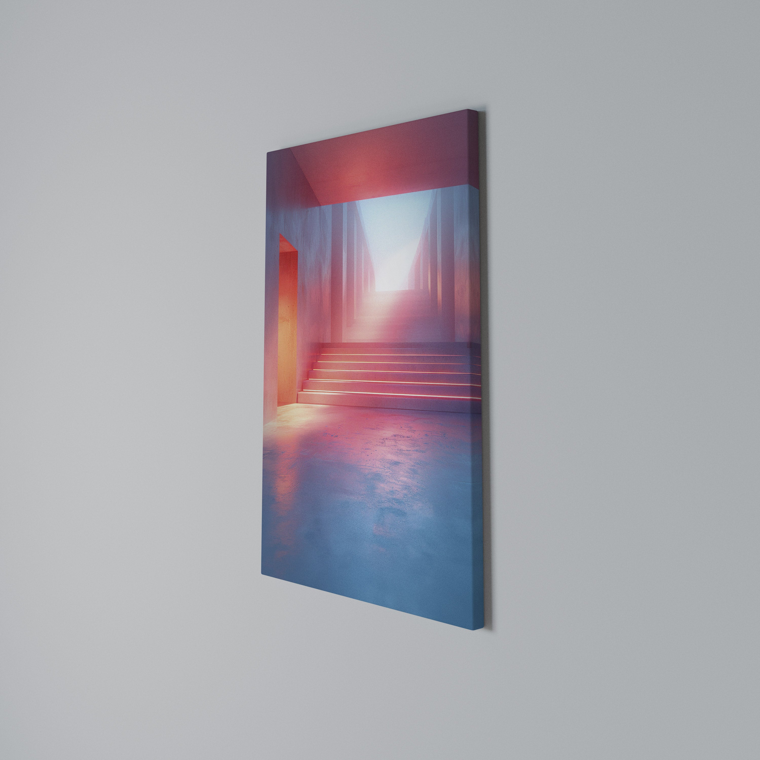 BRIGHT DIRECTION Vertical Canvas Print