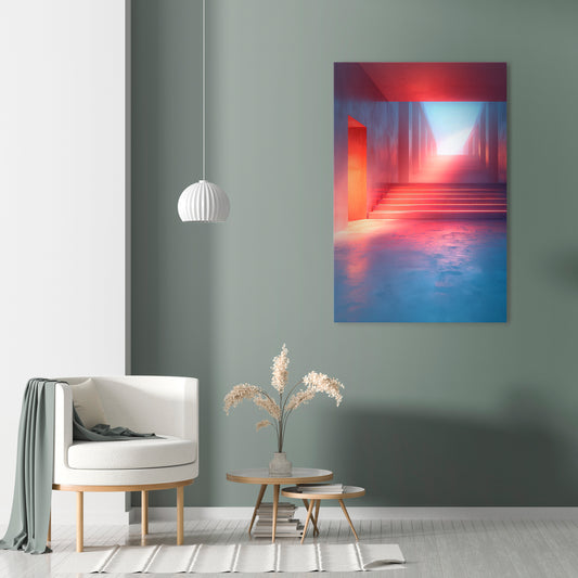 BRIGHT DIRECTION Vertical Canvas Print