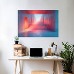 BRIGHT DIRECTION Póster Horizontal Adhesivo