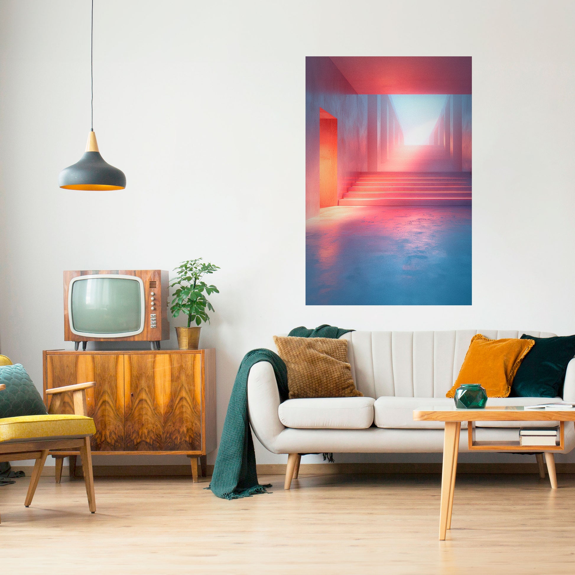 Póster vertical autoadhesivo BRIGHT DIRECTION