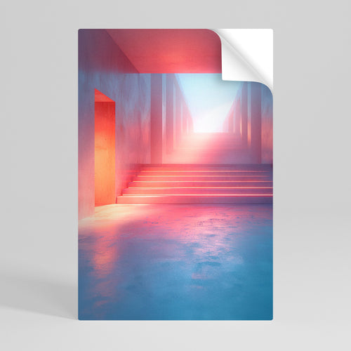 BRIGHT DIRECTION Póster adhesivo vertical