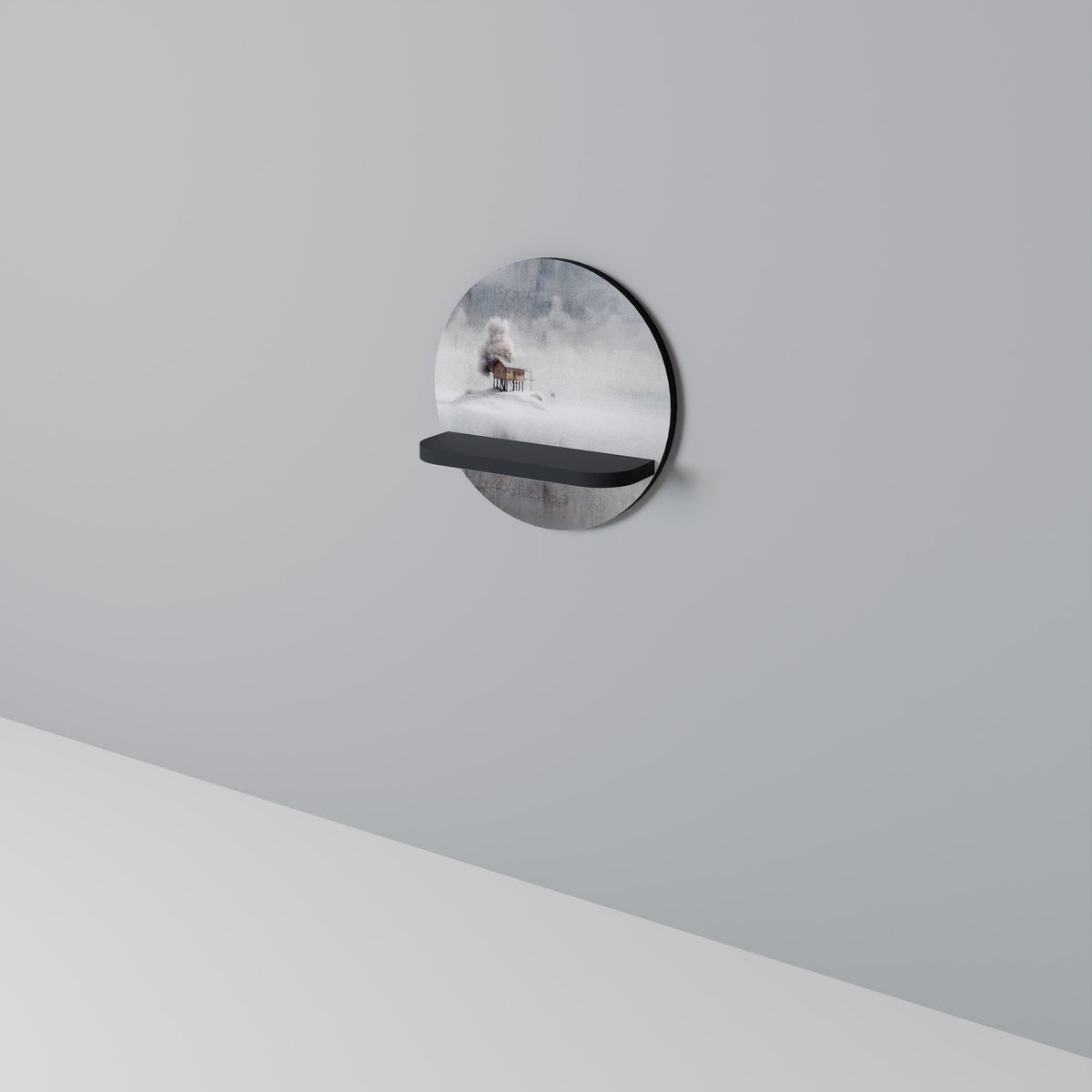 SILENT CABIN Estante Artístico