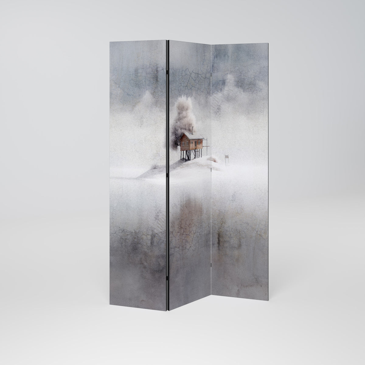 SILENT CABIN Biombo de 3 paneles