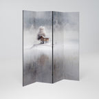 SILENT CABIN Decorative 4-Panel Room Divider