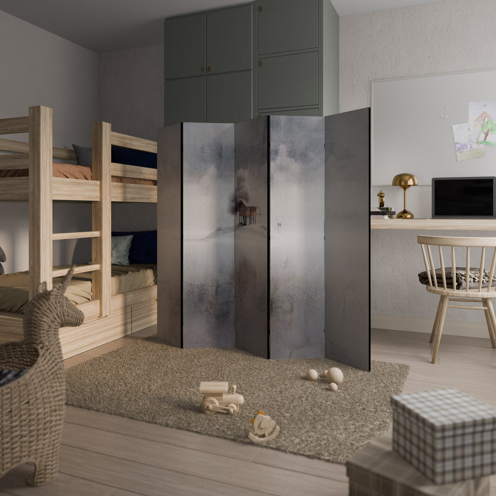 SILENT CABIN Biombo de 5 paneles