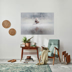 SILENT CABIN Peel and Stick Horizontal Poster