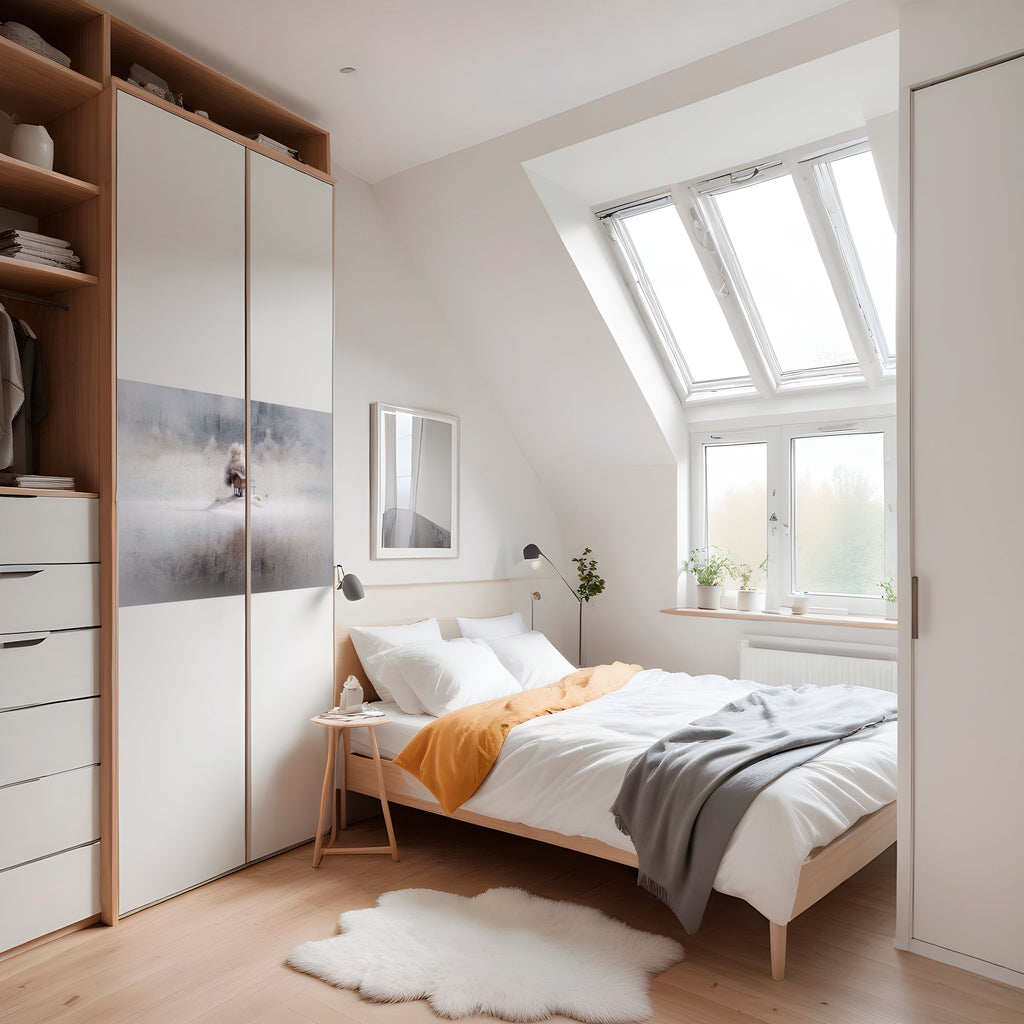 SILENT CABIN Peel and Stick Horizontal Poster