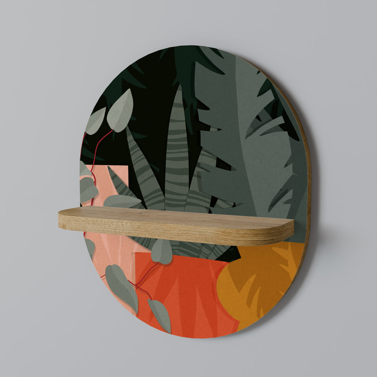 TROPICAL COMPOSITION Estante Artístico