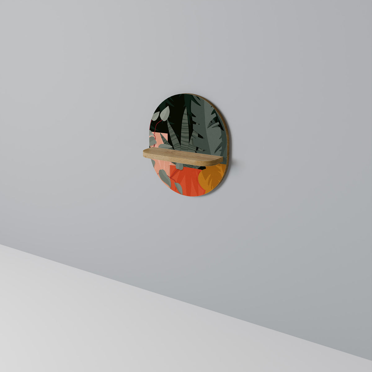 TROPICAL COMPOSITION Estante Artístico