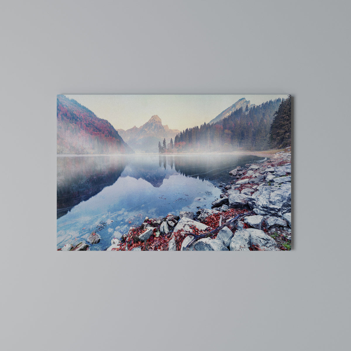 TRANQUIL WATERSCAPE Cuadro en lienzo horizontal