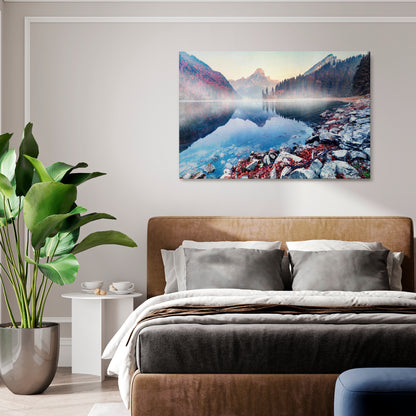 TRANQUIL WATERSCAPE Cuadro en lienzo horizontal