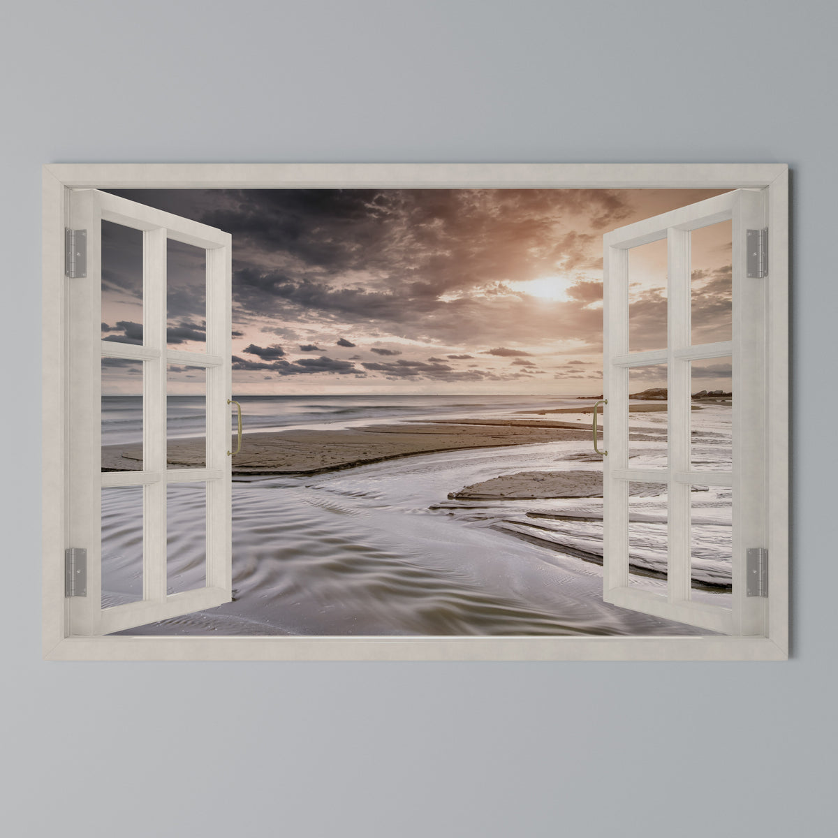 OPENING TO SERENITY Cuadro en lienzo horizontal