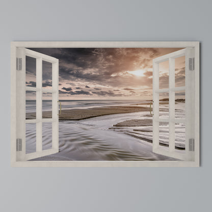 OPENING TO SERENITY Cuadro en lienzo horizontal
