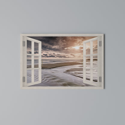 OPENING TO SERENITY Cuadro en lienzo horizontal