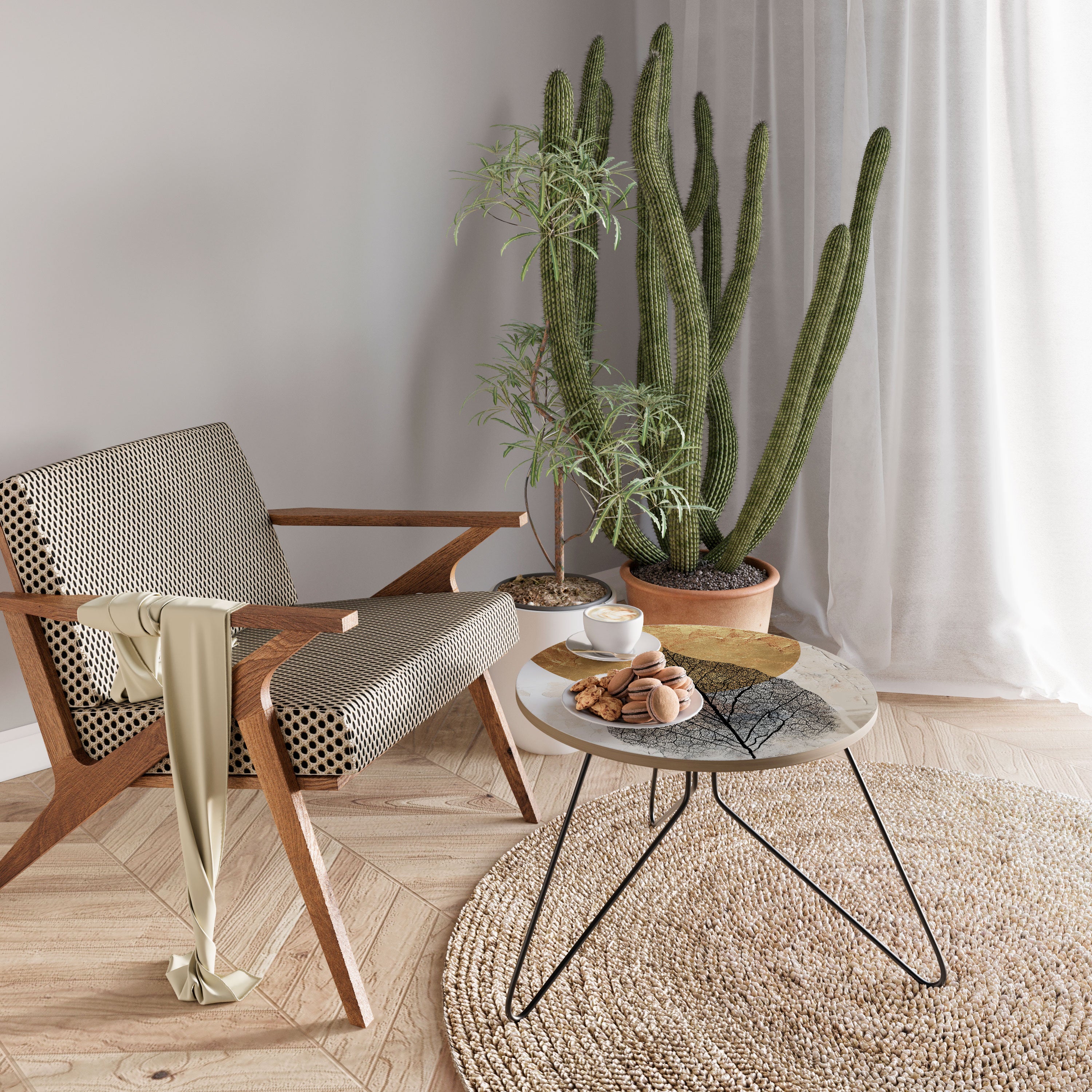 GOLD NERVATIO Mesa de centro