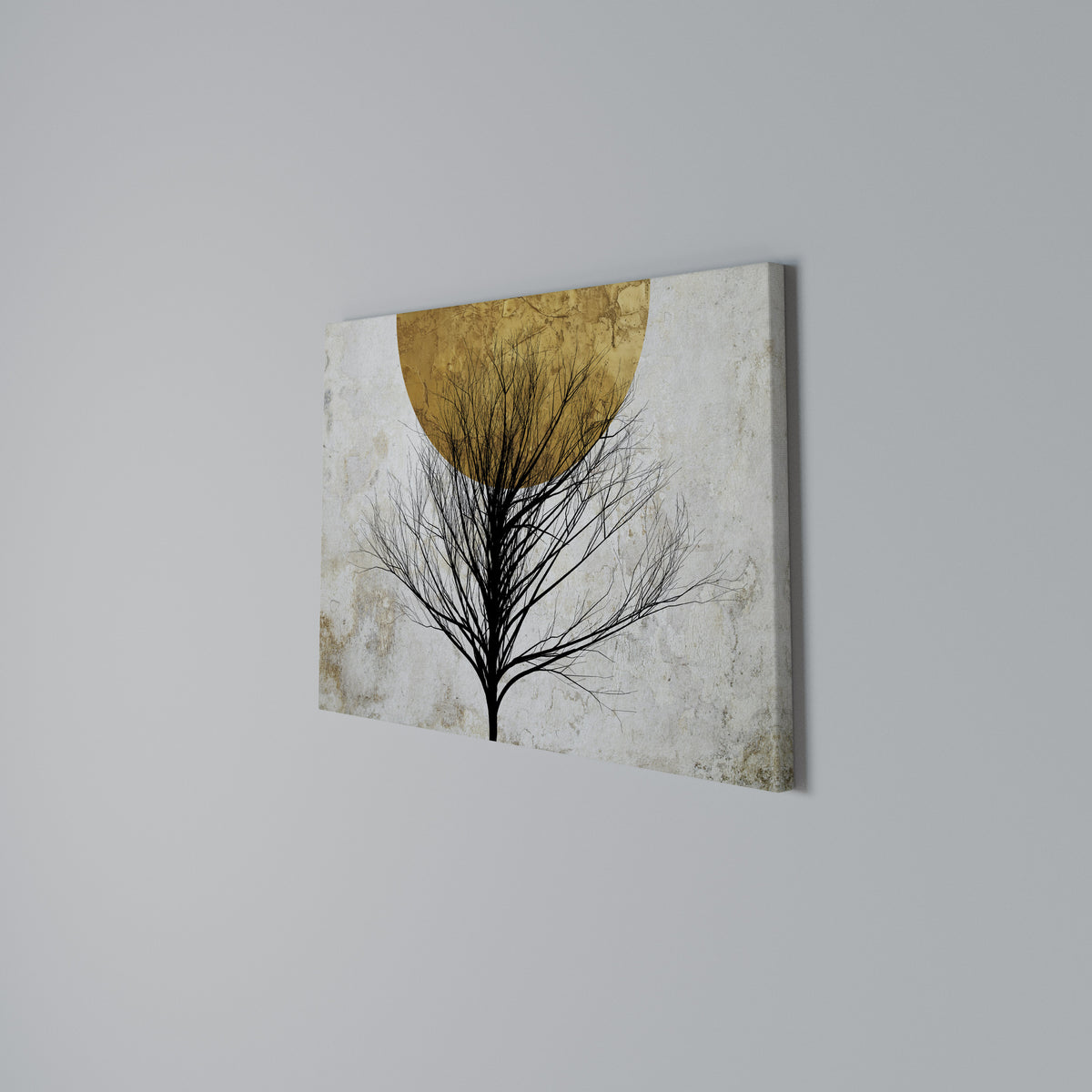 LONELY TREE Cuadro en lienzo horizontal