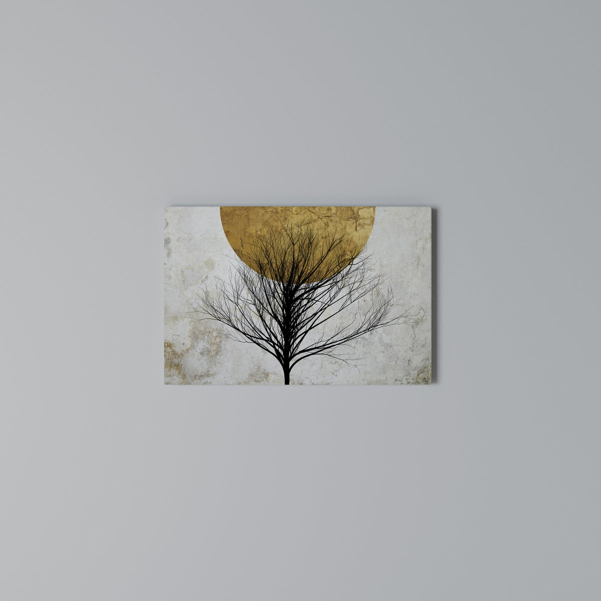 LONELY TREE Cuadro en lienzo horizontal