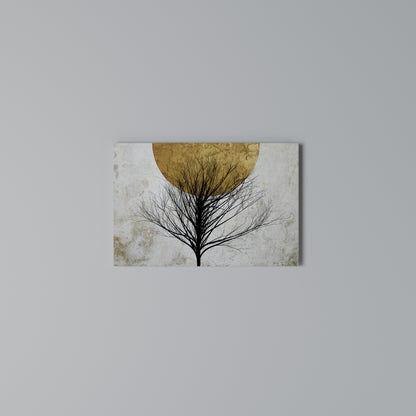 LONELY TREE Cuadro en lienzo horizontal