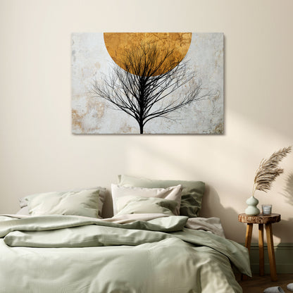 LONELY TREE Cuadro en lienzo horizontal
