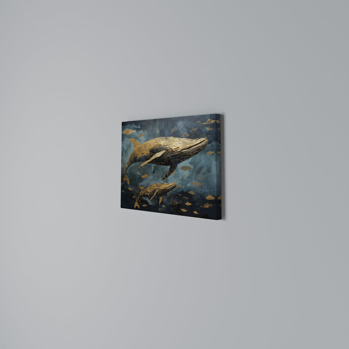 WHALE SONG SYMPHONY Cuadro en lienzo horizontal