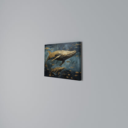 WHALE SONG SYMPHONY Cuadro en lienzo horizontal