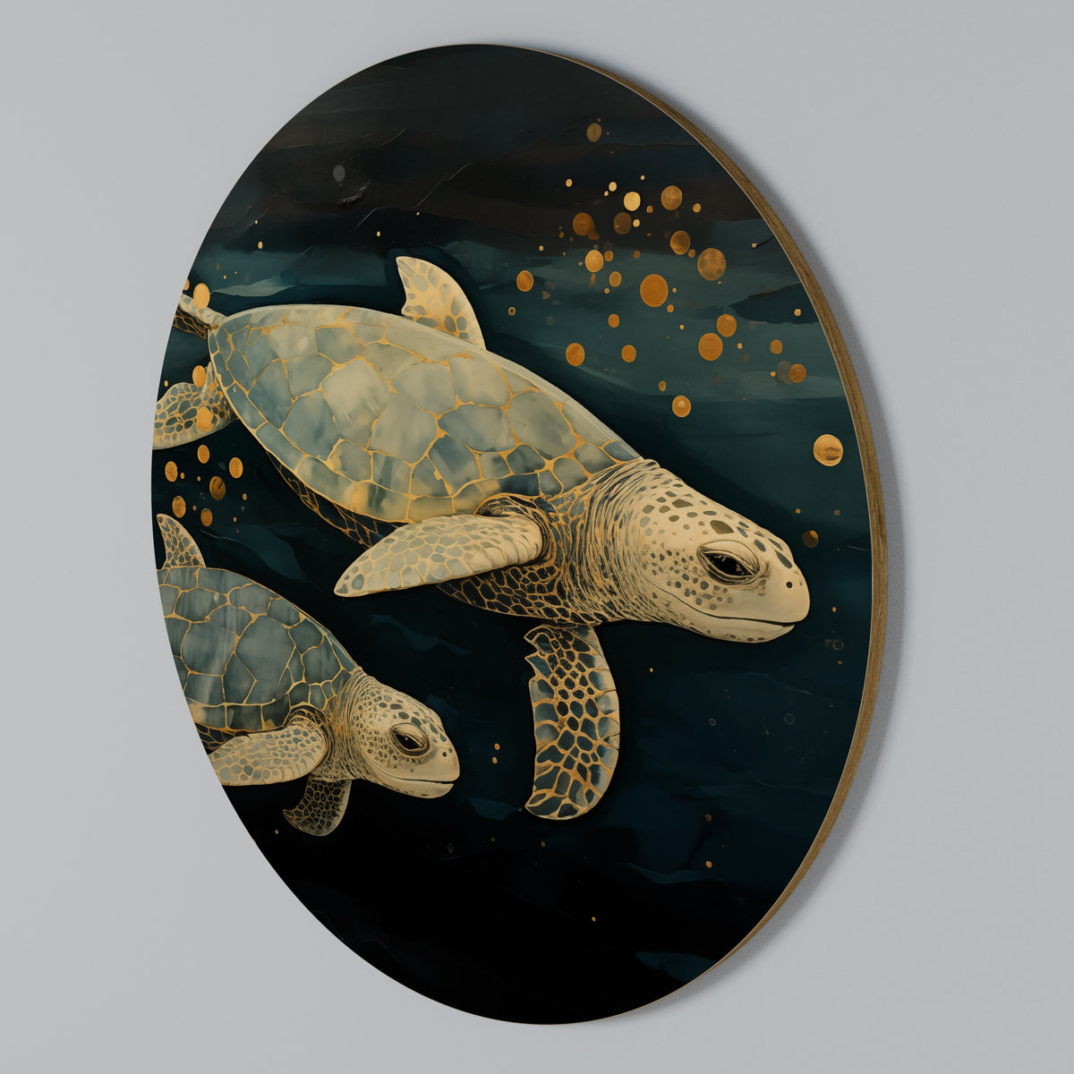 SERENE JOURNEY Arte de pared redondo