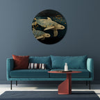 SERENE JOURNEY Round Wall Art