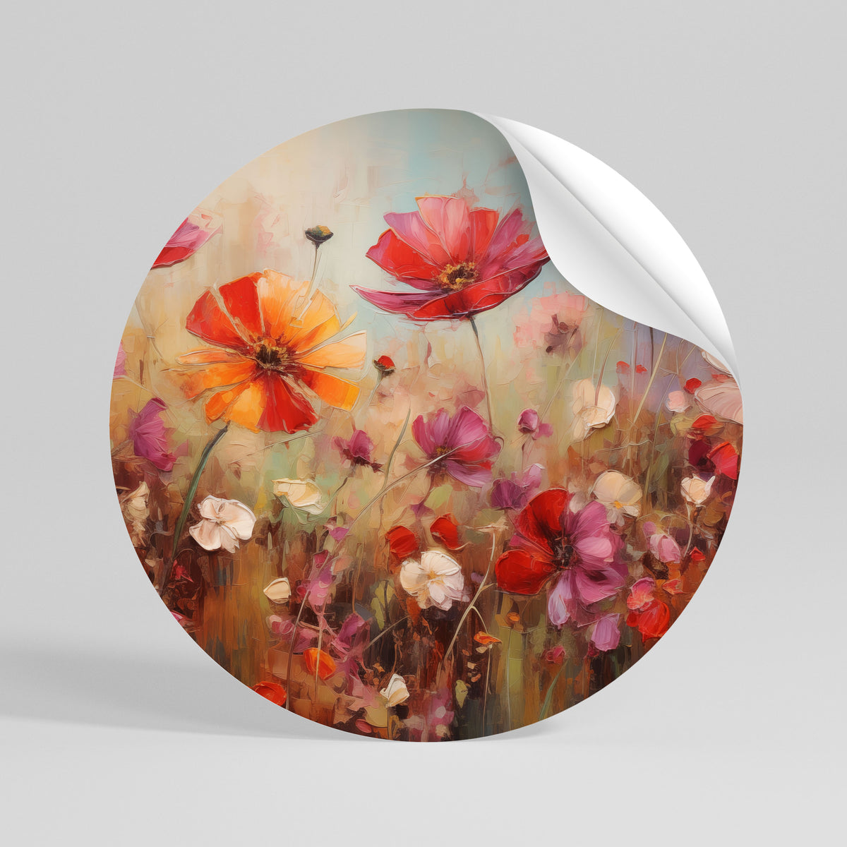GARDEN DAYDREAM Vinilo adhesivo redondo