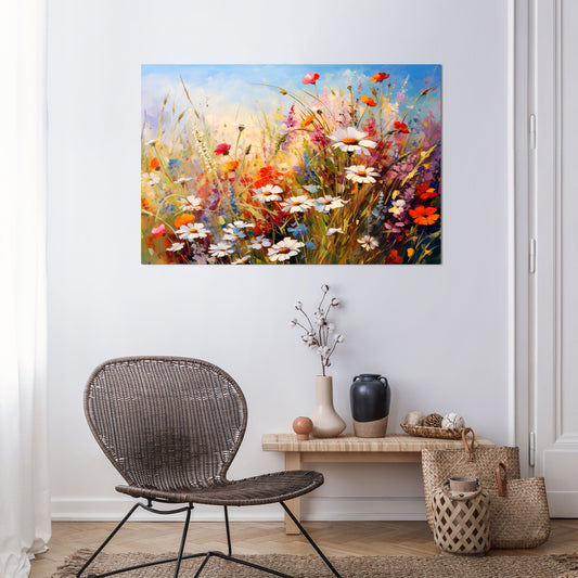 DAISY DAYDREAMS Cuadro en lienzo horizontal