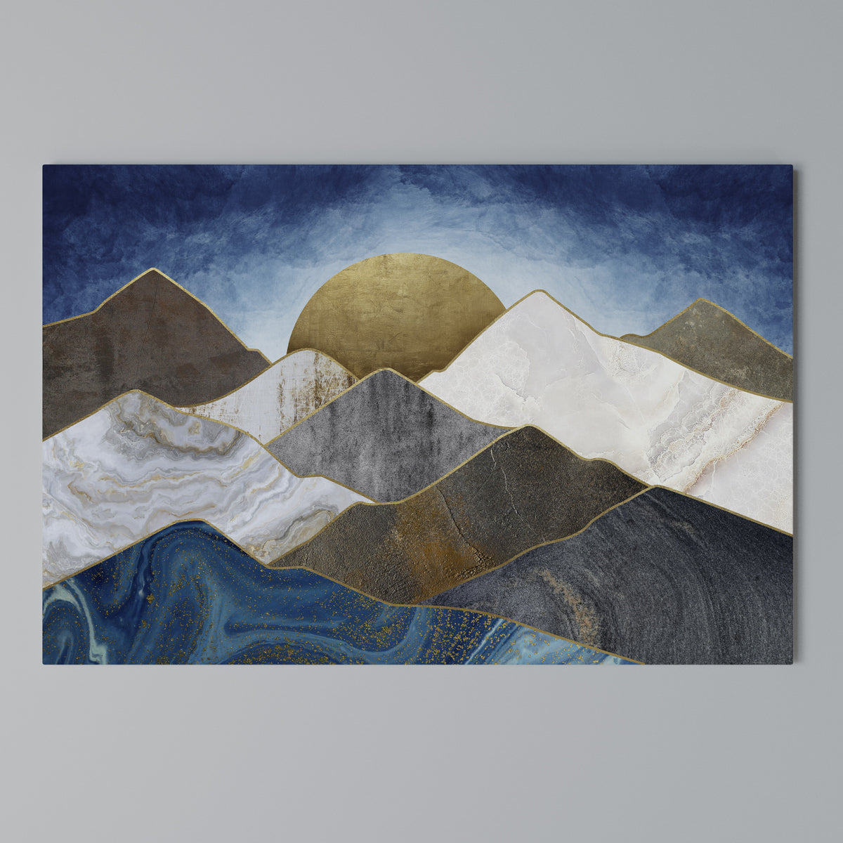 SHEEN OF PEAKS Cuadro en lienzo horizontal