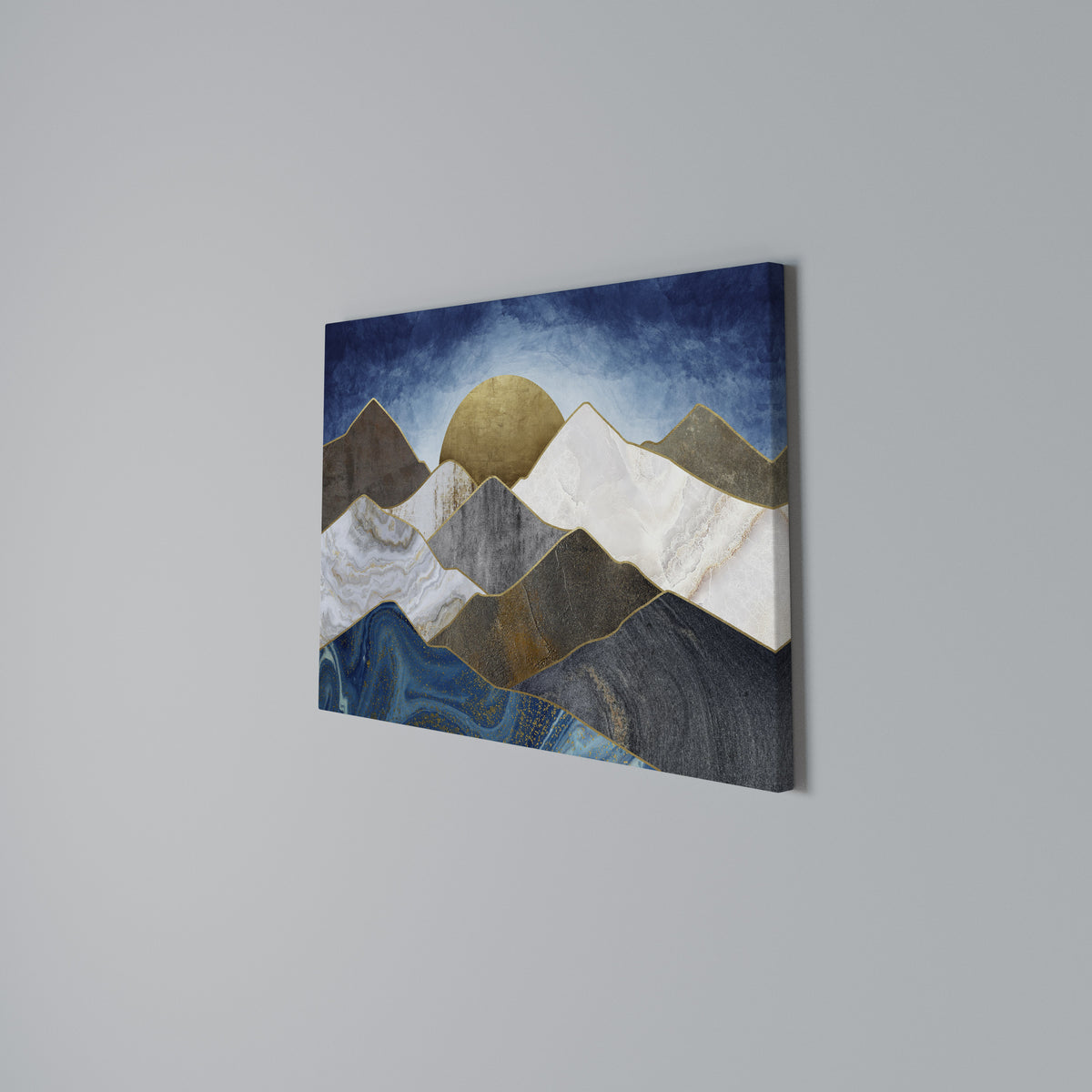 SHEEN OF PEAKS Cuadro en lienzo horizontal