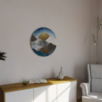 SHEEN OF PEAKS Decoración de Pared Redonda