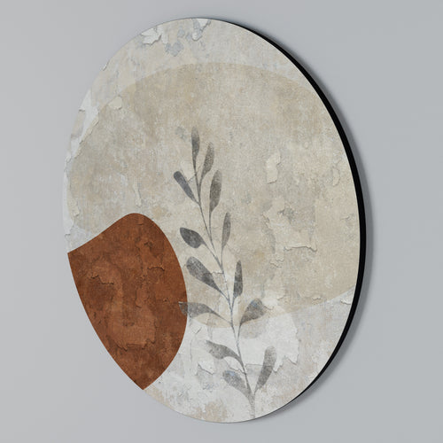 SINGLE SPRIG Arte de pared redondo