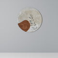 SINGLE SPRIG Round Wall Art
