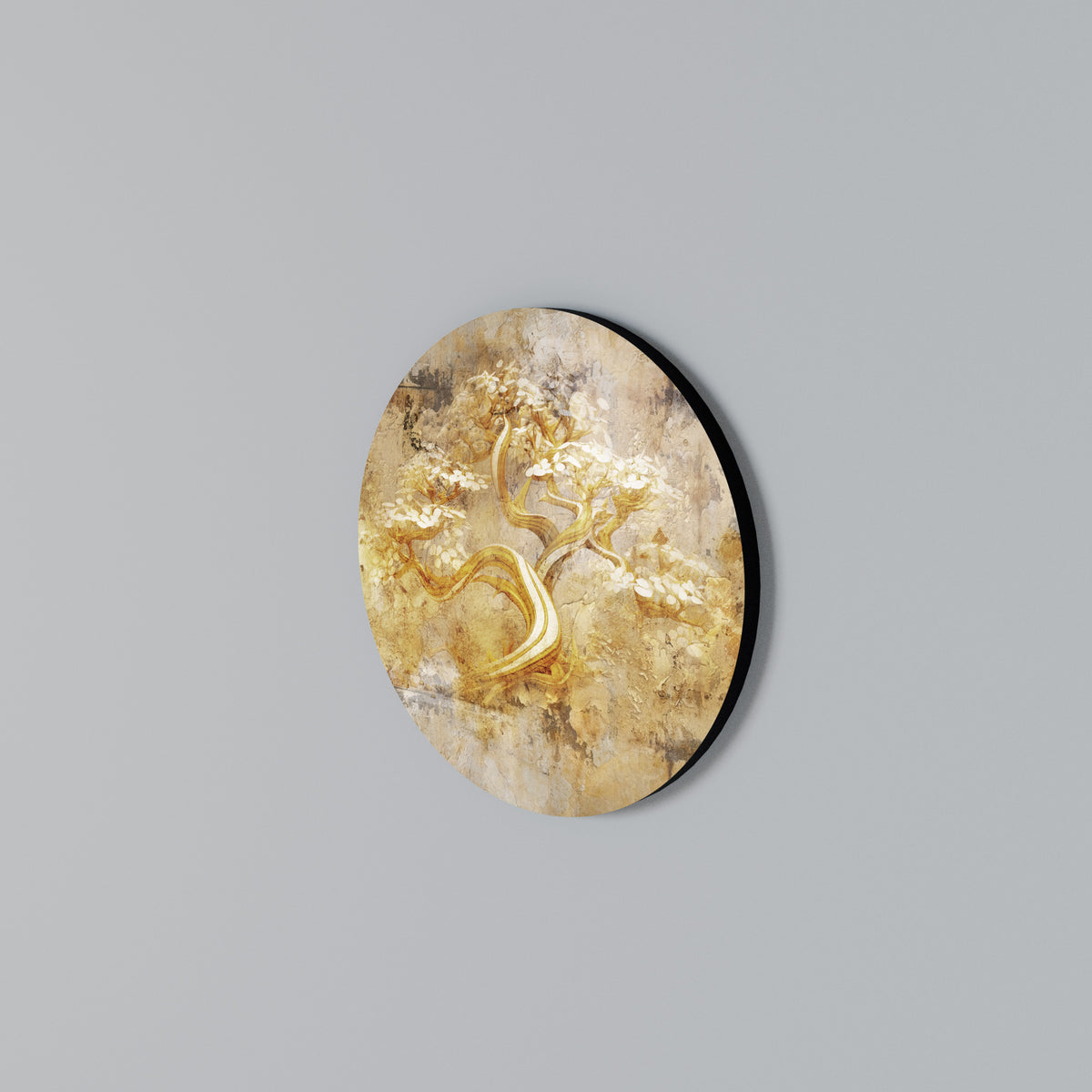 TREE OF WHISPERS Arte de pared redondo