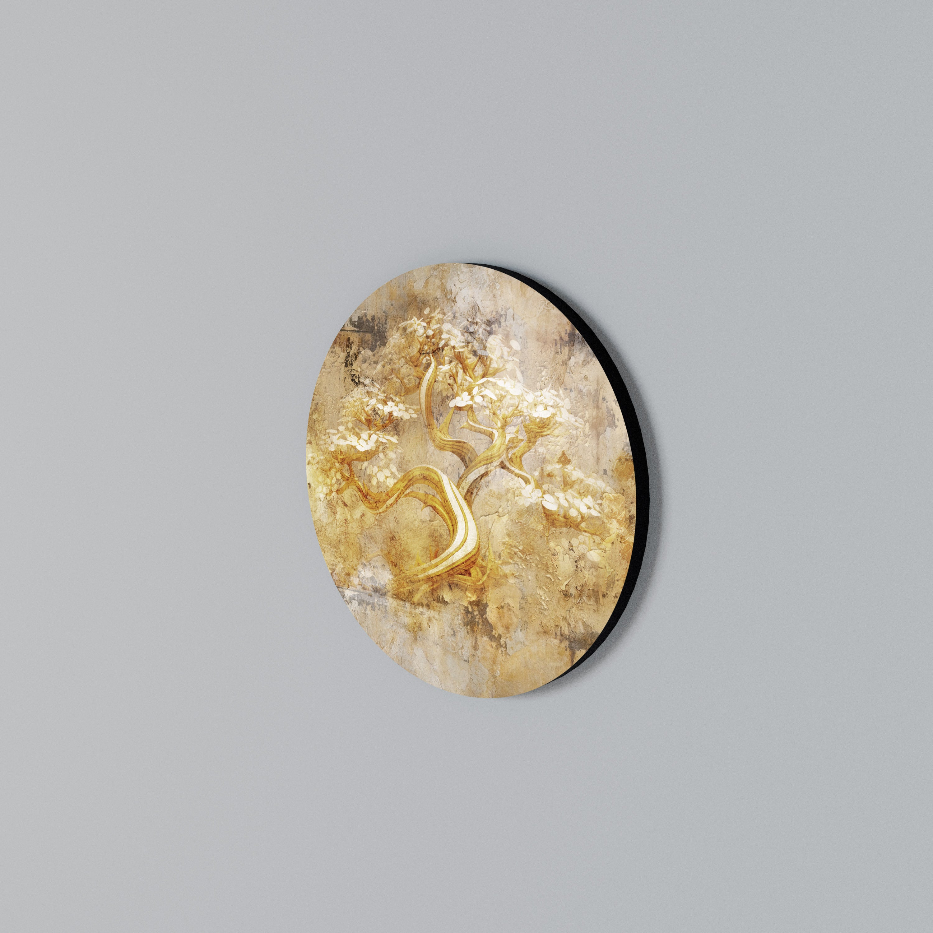 TREE OF WHISPERS Round Wall Art