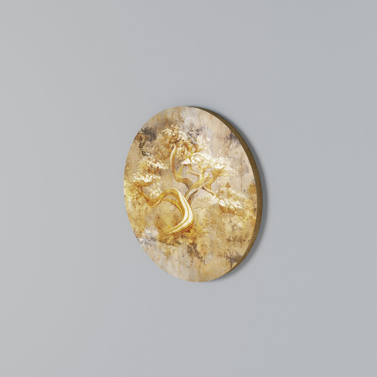 TREE OF WHISPERS Arte de pared redondo